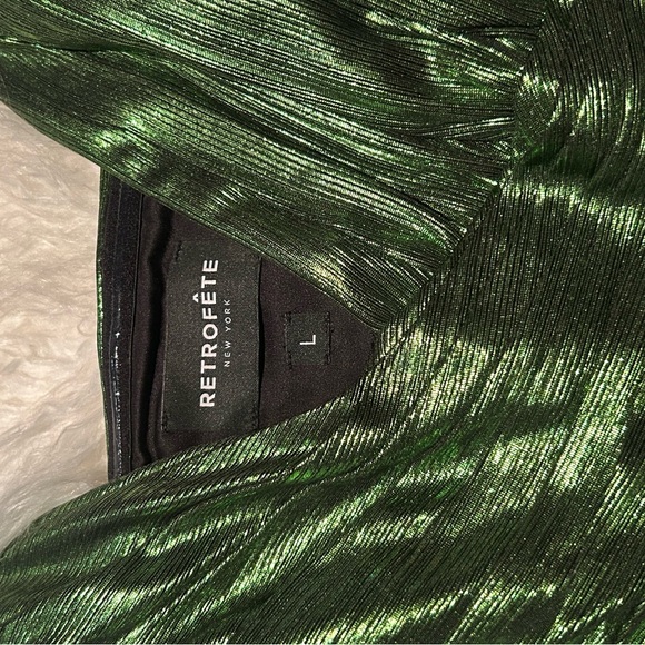 Retrofete Green Strapless Dress - Picture 4 of 4